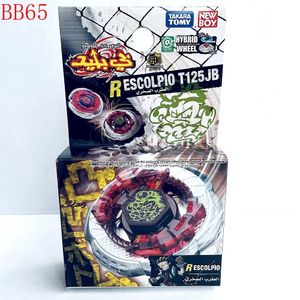 Trottola TOMY Rock Scorpio Escolpio T125JB Metal Fusion Beyblade BB65 SPINNING TOP TOUPIE GYROSCOPE 230512