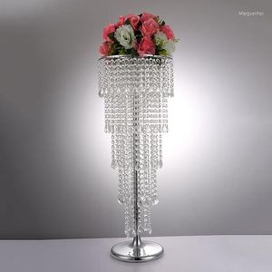 Vaser 10st) Crystal Centerpiece Stand Acrylic Decoration Flower Vase Chandelier Centerpieces For Weddings Table Weyudao1288