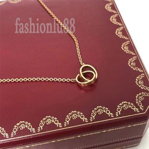 Romance pendant necklace love necklace designer multi types letters loop mens rhinestones two rows ice out plated rose gold jewelry luxury necklace bright F23