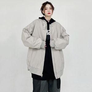 Women's Jackets 2023 Spring Autumn Women Streetwear Y2k Jacket Basic Female Leather Zipper Coat For Womens Harajuku Baseball