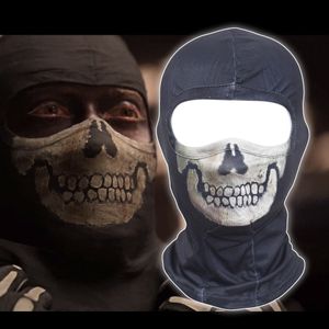 New Black Mask Ghost 6 Skull Balaclava Ski hood Cycling Skateboard Warmer Full Face Ghost Type 2