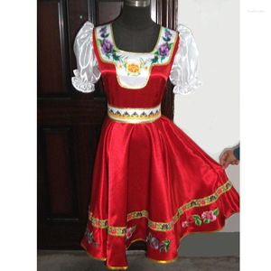 Ubranie etniczne na zamówienie rosyjskie kostiumy taneczne ludowe sukienki dla dorosłych dzieci tradycyjne Rosja Performance noszenie długie sukienki
