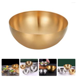 Dinnerware Sets Japanese Soup Bowl Unbreakable Kids Snack Dessert Smoothie Bowls Storage Metal Mixing Korea Fruit