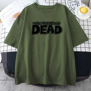 Bras camiseta Mulheres The Walking Dead Print Oversize T Camisetas Mulheres Camas Vintage Camisetas Moda Hip Hop Camiseta P230512