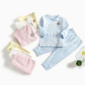 Pajamas Cotton Baby Children Clothes Sets Pajamas Set Cute Cartoon Long Sleeve Home Pajama Set Sleepwear 230305 230511