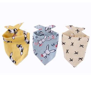 Vestuário para cães petão bandana pequena baby bibs lenço lavável algodão pescoço accessoriesddog