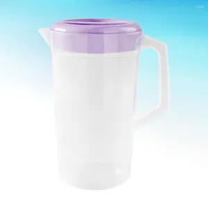 Dinnerware Sets Plastic Pitchers Beverage Purple Tea Kettle Cold Water Bottle Lemonade Pitcher Cup Set Glass Lid