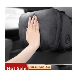 Interior Decorations Top Quality Car Headrest Neck Support Seat / Maybach Design S Class Soft Adjustable Pillow Rest Cushion Drop De Dh7Xq