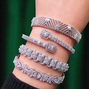 Charm Armband Godki Luxury Trendy Saudiarabia Bangle Ring Smyckesuppsättningar för kvinnor Bröllopsfest Indian Dubai brincos para som Mulheres 2023 230511