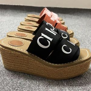 Designersandaler Damsandaler Tofflor Drag one line tjock sula Casual Tofflor B22 Flip-flops Lyx Slipper Sandaler inomhus- och utomhusskor