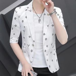 Mens Blazer Jacket Fashion Casual Designer Coats Gentleman British Style Korean version den lilla kostymen Slim Suit Jacket