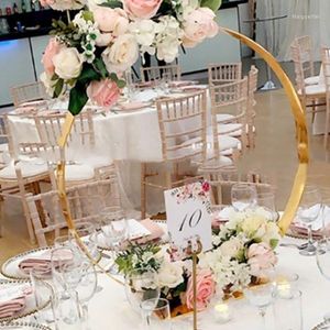 Party Decoration Wedding Tabletop Gold Stand Stand Metal Flower Balloon Centerpiece Hoop Ring Yudao1995