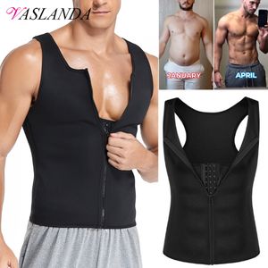 Men's Body Shapers Men Body Shaper Compression Shirt Weight Loss Workout Undershirts Slimming Vest Waist Trainer Tank Tops Shapewear Sauna Suit 230512