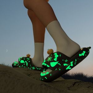 Pantofole Arrivo Squalo luminoso Natale Regalo creativo Coppia di simpatici cartoni animati Scivoli morbidi Scarpe da casa divertenti per adulti 230511