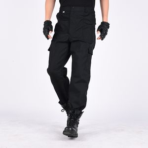 Calças masculinas Calças táticas Army Cargo Militar Cantas Homens trabalham Pantalones Hombre de alta qualidade Swat Airsoft Combat Pant Black Trouser 230512