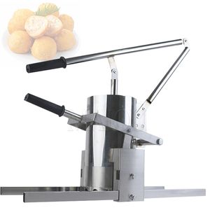 Kommerzielle billige kleine manuelle Hähnchen-Fleischbällchen-Gemüse-Fleischbällchen-Maschine, Schweinefleisch-Schüssel-Extruder, Rettich-Fleischbällchen-Formmaschine