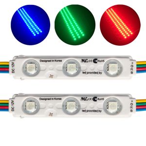 Vitrin Işıkları RGB SMD5050 Pencere LED Işık 3 LED Modül Işığı, Su Geçirmez İş Dekoratif Işık Yapıştırıcı For Mağaza Kapalı Açık Diy Oemled