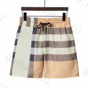 Shorts de banho xadrez verão masculinos shorts de grife streetwear roupas de secagem rápida swimwear estampadas calças de praia 2023