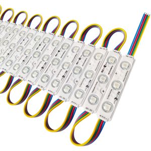 LED Storefront Lights 3-LED Module Light RGB 5050 SMD LED Window Light Super Bright Waterproof Strip Lights for Store Decor Letter Signs oemled