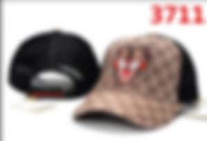 Cappelli da sole firmati da uomo Cappellini da baseball di design Classico di buona qualità serpente tigre ape tela con berretto da baseball da uomo moda cappello da sole da donna