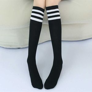 Socken Großhandel Kompression Baumwolle Kinder Kniehoch Mann Mädchen Jungen Fußball Streifen Baumwolle Sport Schule Weiß Schwarz Skate Kinder Baby Lange Röhre Bein Warm