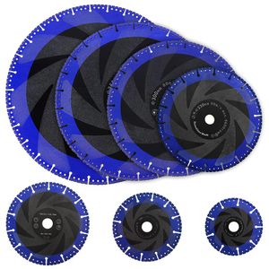 Delar Dia 125mm400mm Multi Purpose Vacuum Brazed Diamond Blade Diamond Cutting Disc for Cutting Rebar Steel Rostfritt stål Aluminium