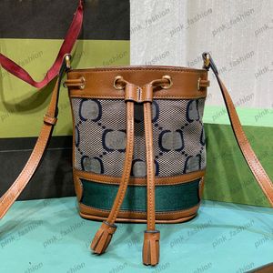 Projektant torby na ramiona sznurka luksusowe torebki marki mody torba na damskie luksurys skórzane mini wiadra