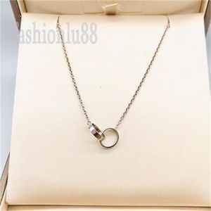 Casais colar de luxo designer colar correntes de amor para homens gelado cor de ouro rosa brilho diamantes estilos diferentes mulheres pingente colares de metal F23