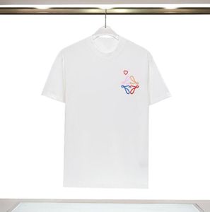 여름 남자 티셔츠 짧은 슬리브 탑 디자이너 T 셔츠 화려한 편지 캐주얼 Tshirts 옷 크기 S-3XL 고품질