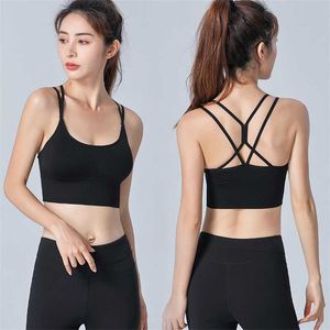 BRAS Women's Beautiful Back Sports Bra bez stalowego pierścienia kamizelka klatki pierścieniowej Typ Zebraj jogę fitness bieliznę P230512