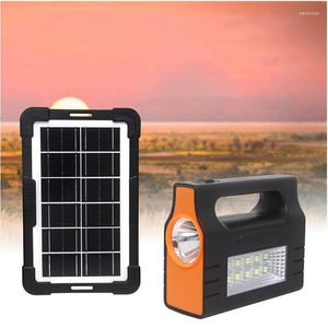 Portabla lyktor ZK40 Solar kraftfull fackla ljus USB laddningsbar utomhus campinglampa nödsituation handhållen vattentät