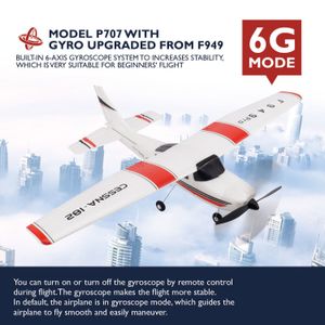 Electric/RC Aircraft WLTOYS F949 2.4G 3CH RC AIRPLANE Fixat Wing Plane Outdoor Toor Toys Drone RTF Update Version Digital Servo Propeller Strong Package 230512