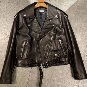 Women's Leather GO BALLISTIC YA Ladies Real Jacket Genuine Sheep Coat