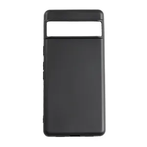 Black Matte Soft TPU Mobile Phone Case For Google Pixel 8A 8 Pro 7A 6 5A 4 XL 3 Lite Cover