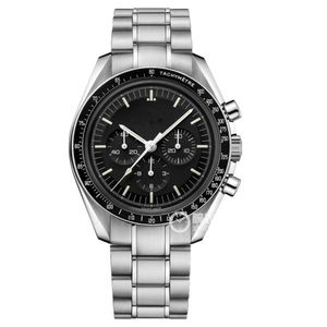 Sportklocka högkvalitativ VK Quartz Master Watches för män rostfritt stål Business Chronography Clock, Montre de Luxe, Orologio di Lusso