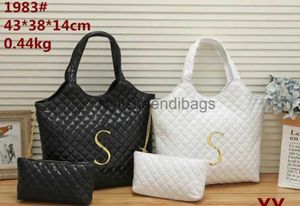 Stylisheendibags Composite 2st/Set Handbag Women Diamond Lattice Shoulder Bag Brand Designer Bag Top Qualily Leather Tote Bag Female Chain Plaid Shopper Handba