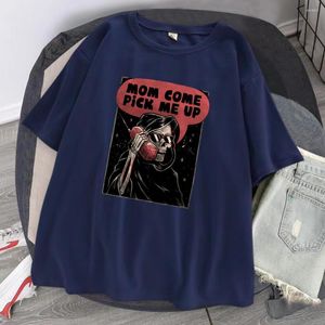 Erkekler Tişörtleri Acele Ele ve Annemi Ara Ara Tişörtler Hip Hop Nefes Alabilir Tee Giysileri Yüksek Kaliteli Marka Üstleri Pamuk Yaz Tshirts