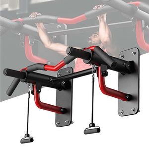 Accessories Wall-mounted Horizontal Bar Multifunctional Pull-up Training Rod Wall Hanging Sandbag Rack Home Gym Fitness Workout Equipment