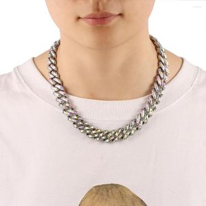 Choker Arriva Hip-hop Crystal Cool Cuba Collana per uomo Miami Chain Jewelry Rock Match Fashion Shine Stage Accessories