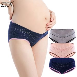 マタニティボトムスZTOV 3PCS/ロットマタニティ下着パンティー妊婦妊娠服U字型低ワイストブリーフXXL 230512