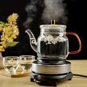 Pentole 500W Fornello elettrico Mini Riscaldatore per caffè Latte Tè Moka Riscaldamento Plat Elettrodomestici da cucina Spina europea Calore rapido
