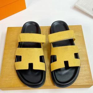 Designer Slippers Brand Women Leather Sandals Summer Flat Sandals Flip Flop Crocodile Skin Slides Ladies Beach Sandal Party Wedding Slipper