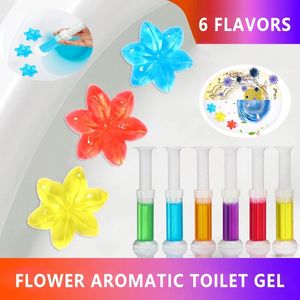 Abastecimento de higiene para o limpador gel de desodorante sobrecunhível aromático detergentes da agulha de flor de pequenas flores de banheiros fragrâncias desodorantes