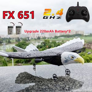 Electric/RC Aircraft RC EPP Plane 405mm Wingpan Eagle Aircraft 2.4G Radio Control Remote Control Hobby Glider Airplane Foam Boys Toys for Children 230512