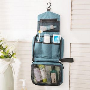 Travel Organizer for Toiletries - hanging travel makeup bag for Men and Women, Perfect for Makeup and Beauty Essentials, Includes Insert for Shower Necessities and Vanity