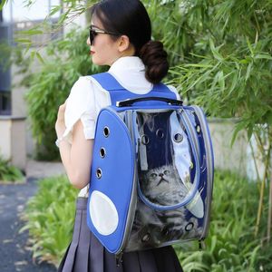 Cat Carriers Backpack Bag Outside Portable Pets Space Shoulder Large-Capacity Breathable Small Dog Bags