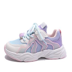 Athletic Outdoor Girls' Sports Shoes 2023 New Children's Shoes Breathable and Lightweight Boys' Casual Running Shoes Student Shoes AA230511