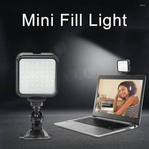 Flash Heads Mamen Mini wideo Wypełnij światło 49pcs diody LED mecze Vloggowanie z frajerem dla laptopa pracujący selfie pography op -studio
