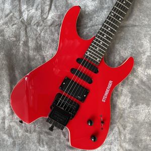 Fabrika Özelleştirme Yeni Metalik Kırmızı Huang Guanzhong Başsız Elektro Gitar