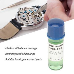 Kit di riparazione dell'orologio 2ml 9010A Olio lubrificante meccanico sintetico per cuscinetto di bilanciamento Strumento per orologiaio verde chiaro